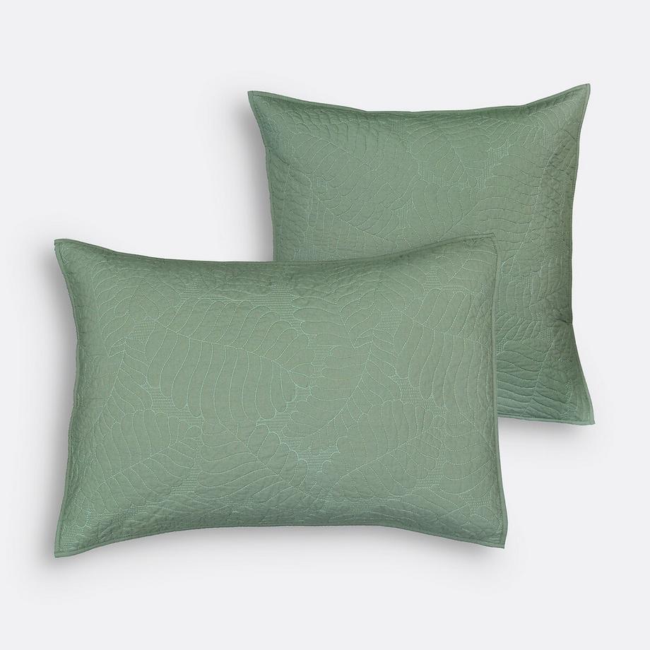 La Redoute Intérieurs Housse de coussin Tropical Percale de coton  