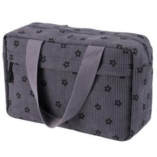 Only-bags.store Grande Trousse de Toilette en Velours Côtelé  