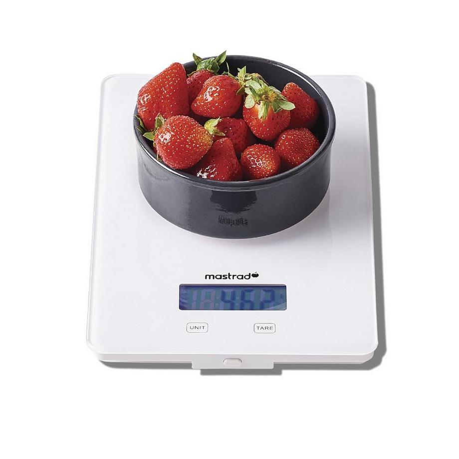 mastrad Küchenwaage bis 15kg Wiederaufladbar  