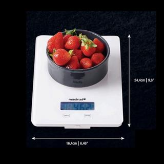 mastrad Balance de cuisine jusqu'à 15 kg Rechargeable  