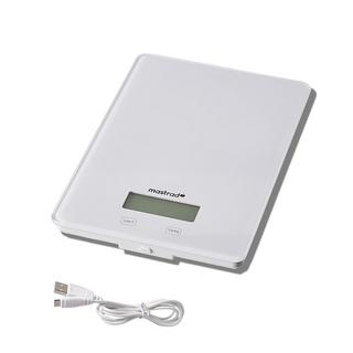 mastrad Küchenwaage bis 15kg Wiederaufladbar  