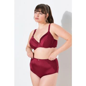 Culotte maxi en satin, dentelle à l'arrière