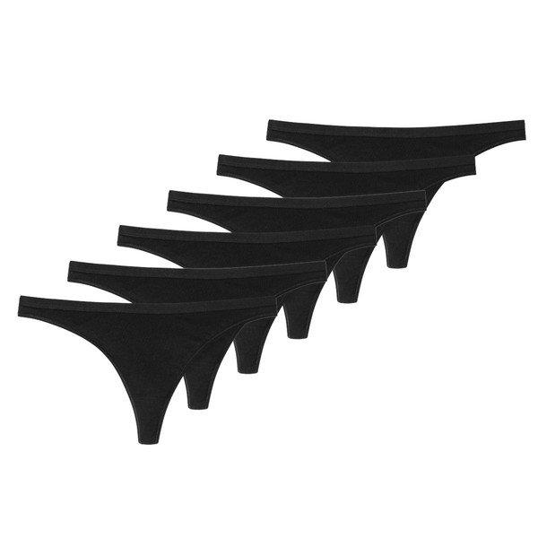 Image of 6er Pack 955 Organic - String Unisex Schwarz S