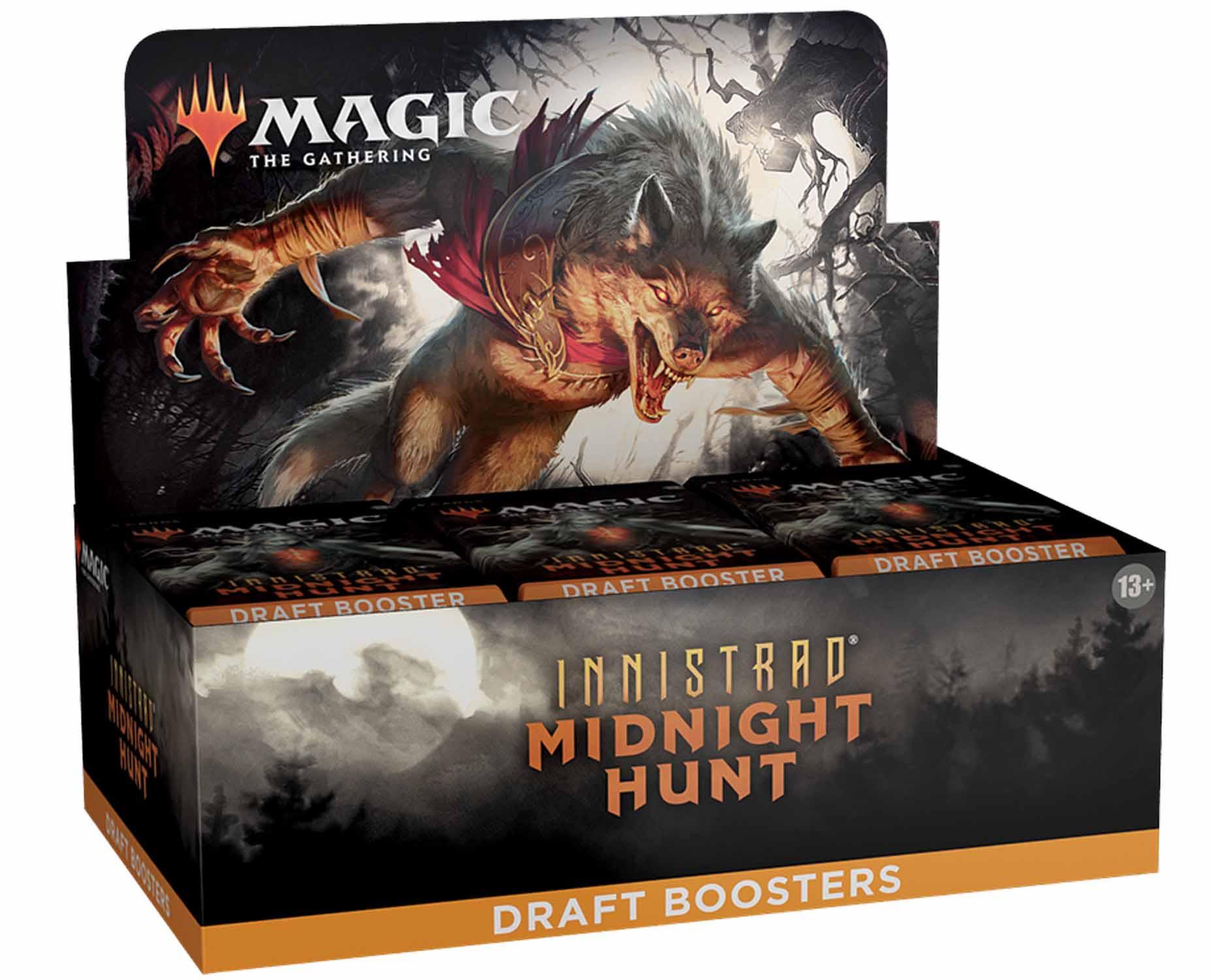 Wizards of the Coast  Innistrad Midnight Hunt Draft Booster Box - Magic the Gathering - EN 