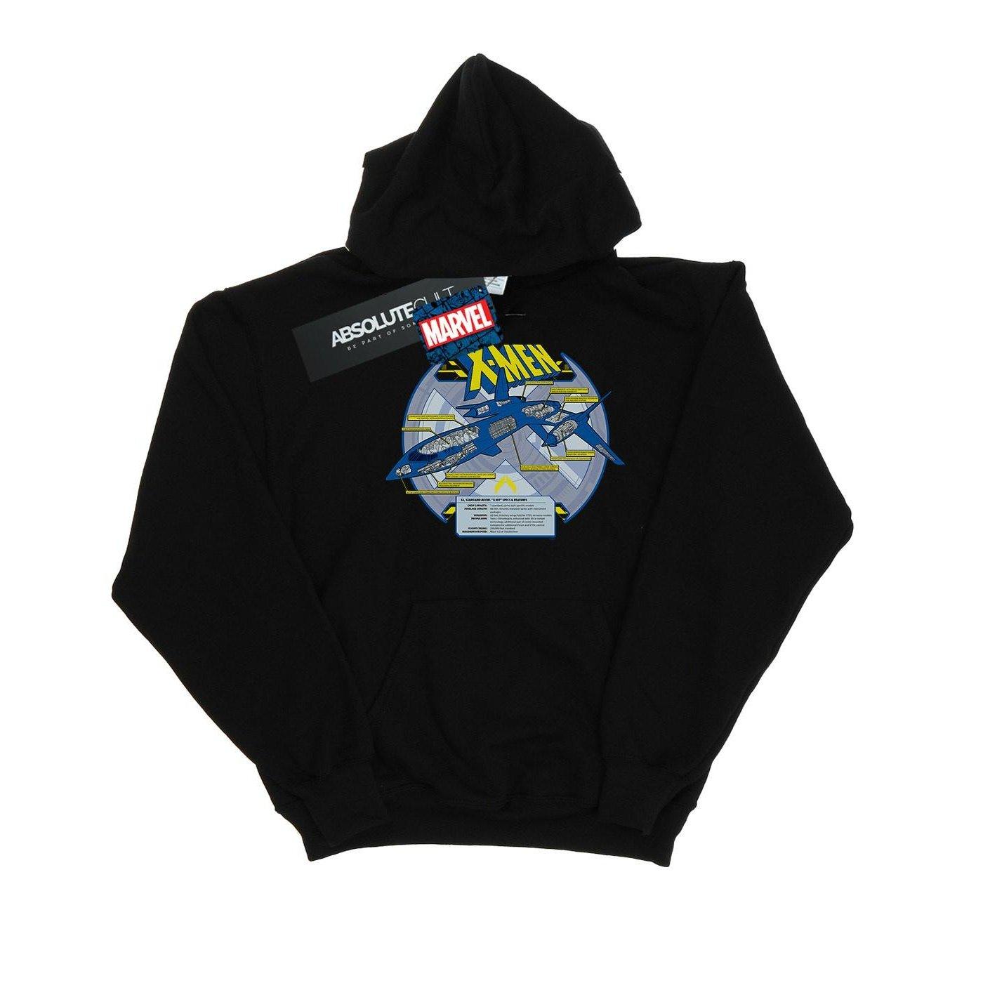 Image of Xmen Xjet Breakdown Kapuzenpullover Mädchen Schwarz 128