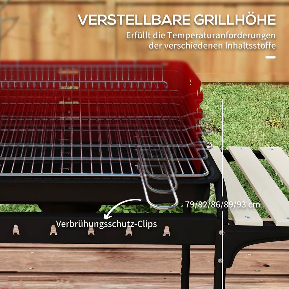 Outsunny  Holzkohlegrill 