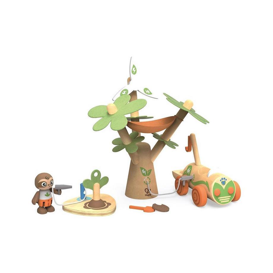 Hape  Green Planet Explorers Bäume pflanzen mit dem E-Auto 