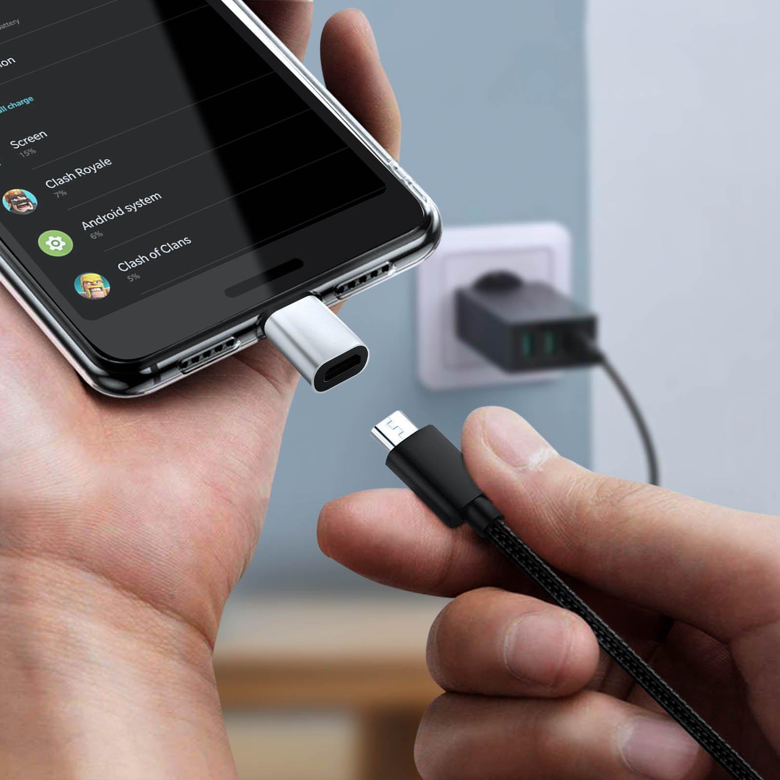 Avizar  Adaptateur Micro-USB / USB type C 