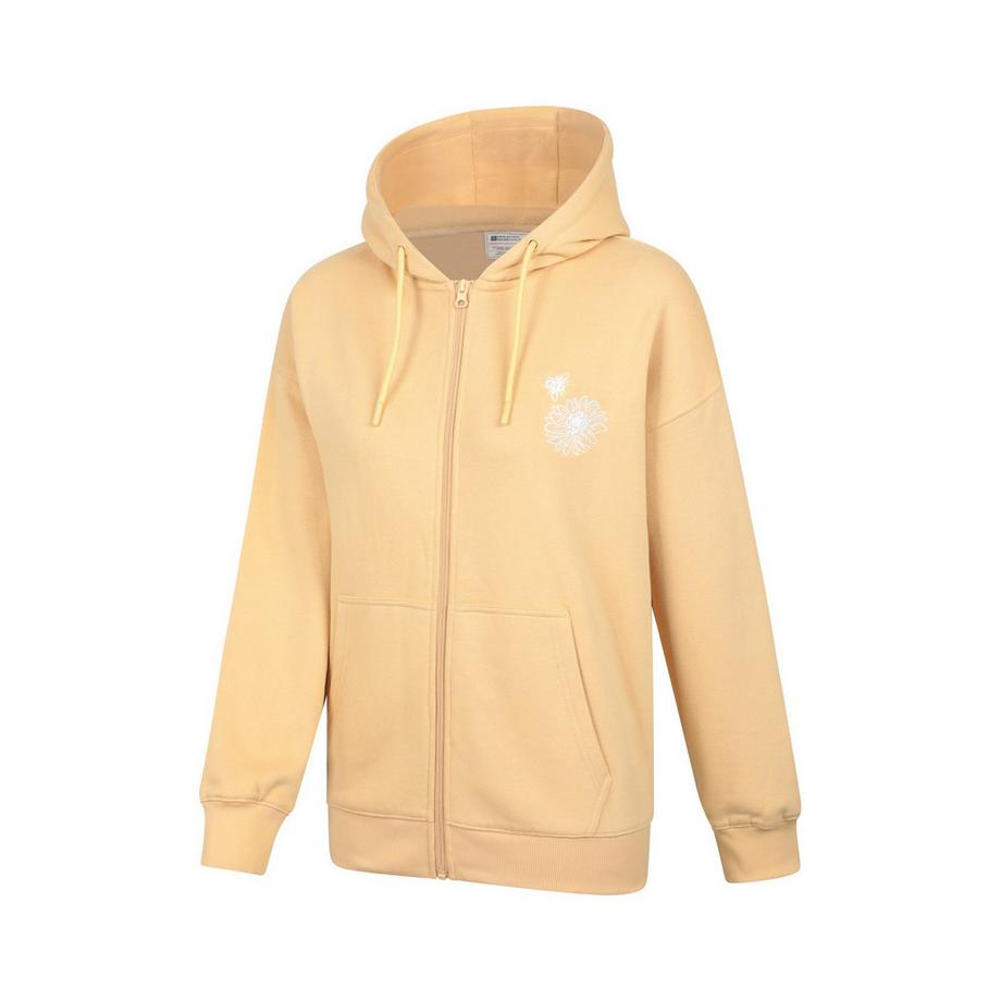 Mountain Warehouse Felpa con cappuccio zip e ricamo  