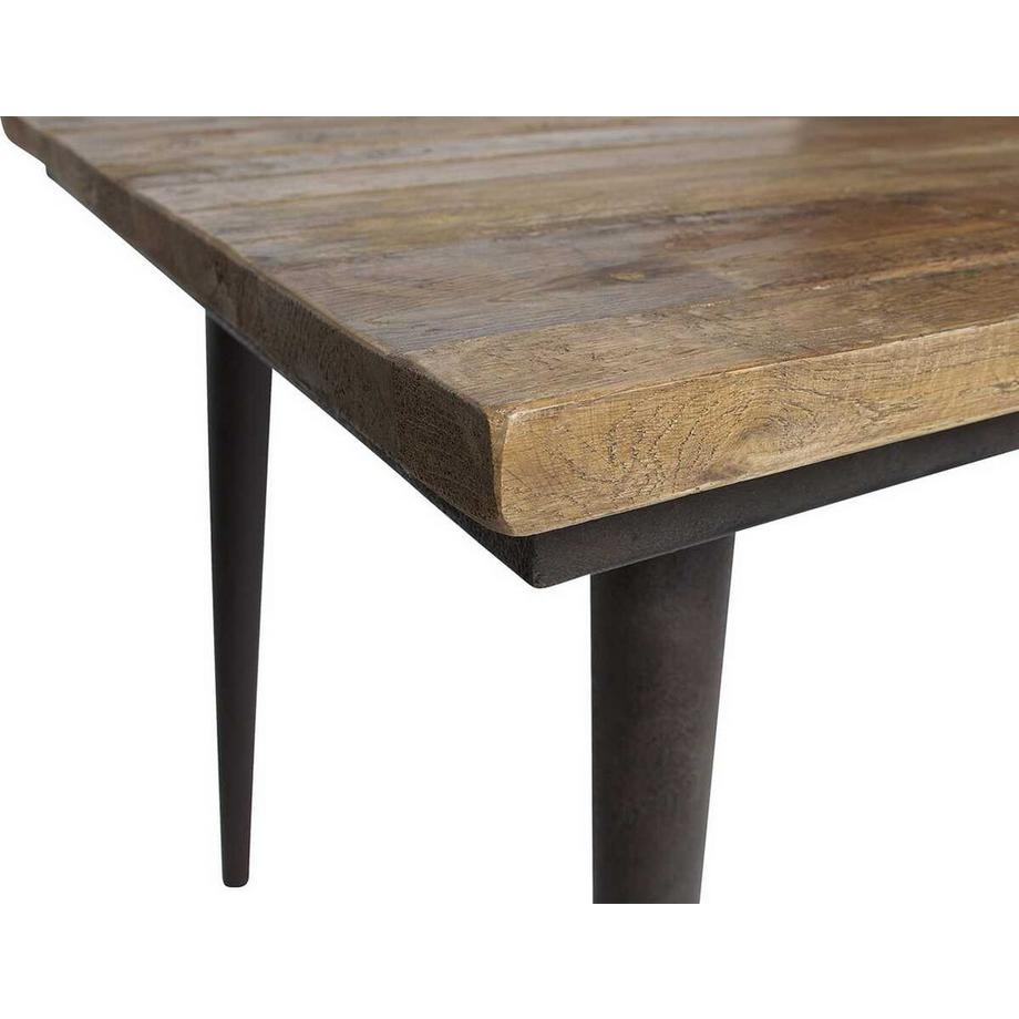 mutoni Table en bois Orme Guild Naturel 220x90  