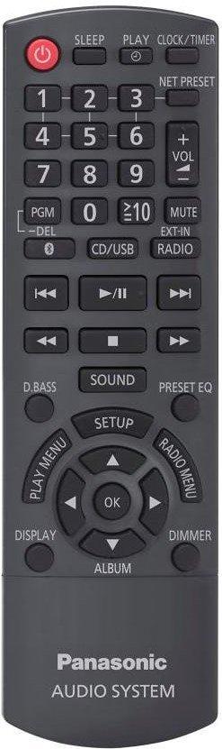 Panasonic  Hifi DAB+ 2x60W PMX802 Black 