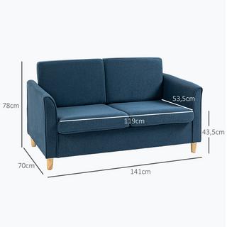 HOMCOM Sofa 2-Sitzer  