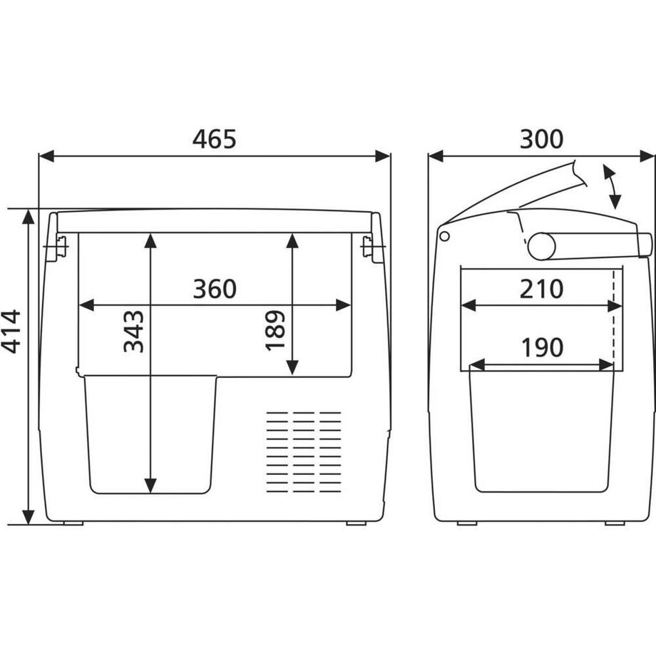 Dometic Germany  Kompressor-Kühlbox CoolFreeze CDF 18 
