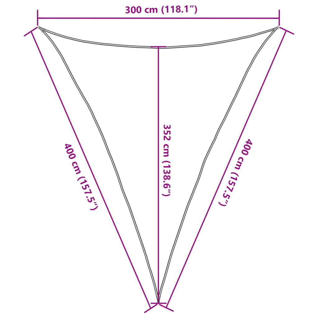 VidaXL Voile solaire  