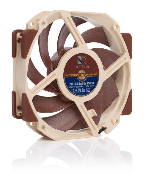 Noctua  NF-A12X25R PWM Computergehäuse Ventilator 12 cm Beige, Braun 