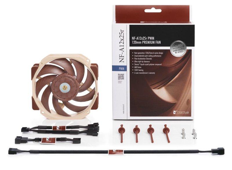 Noctua  NF-A12X25R PWM Computergehäuse Ventilator 12 cm Beige, Braun 