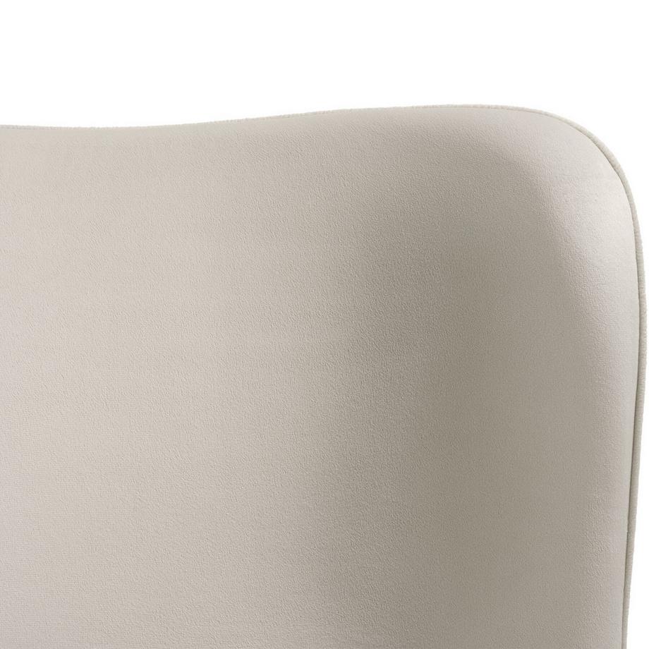 Tectake Sedia imbottita  Tessa Forma ergonomica con schienale alto  