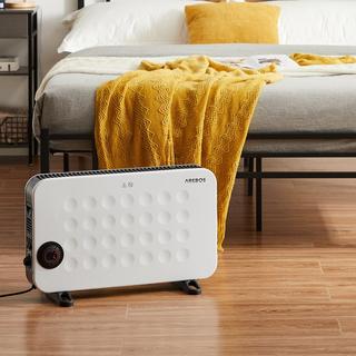 Arebos Convecteur portable 2000 W Appareil de chauffage Radiateur Chauffage électrique  