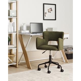 Beliani Chaise de bureau en Bouclé Moderne SANILAC  