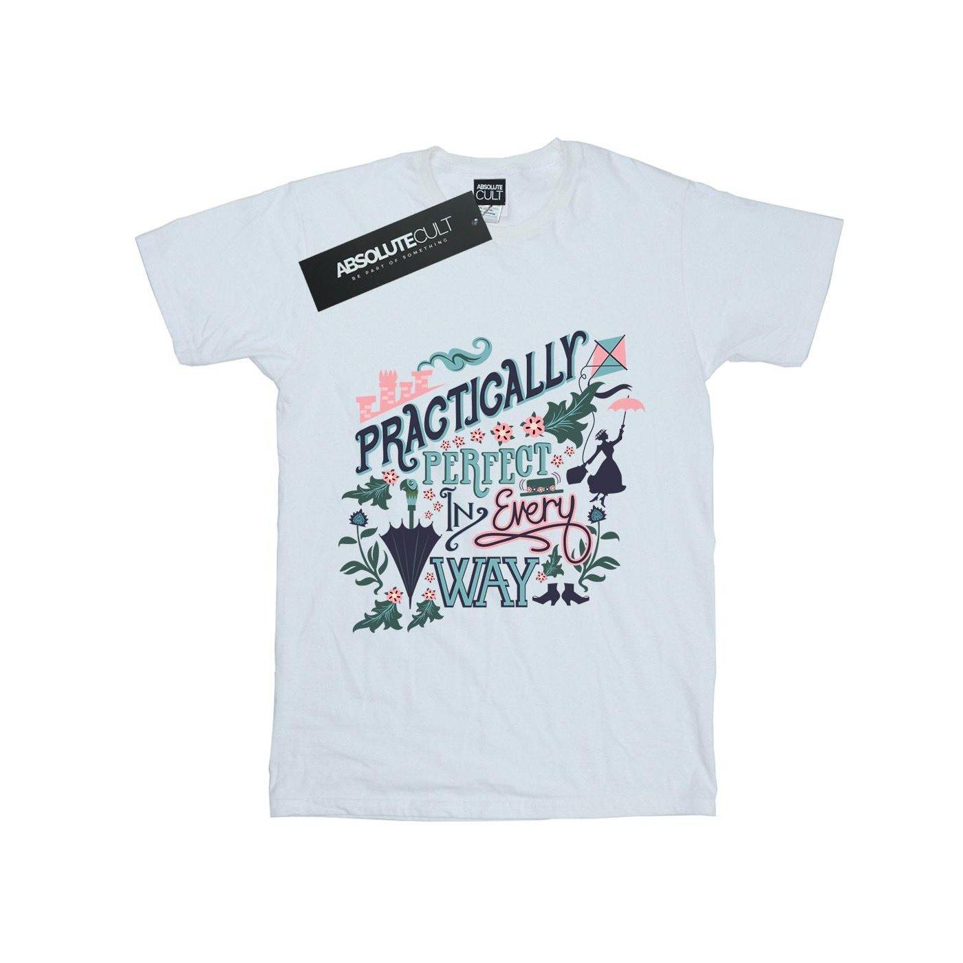 Image of Mary Poppins Practically Tshirt Unisex Weiss 116