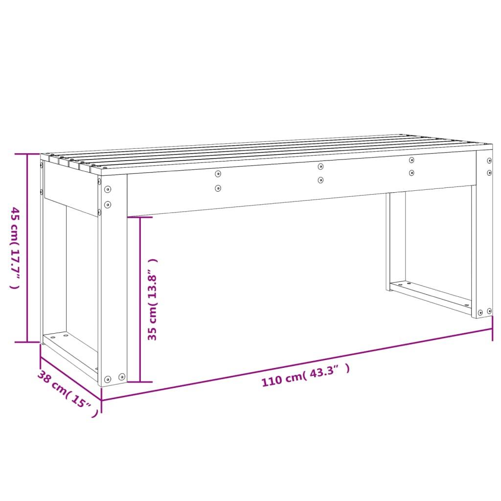 VidaXL panca da giardino Legno di douglas  