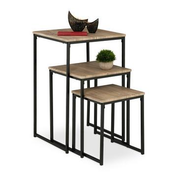 Set di 3 tavolini laterali
