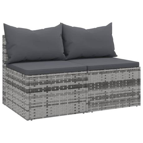 VidaXL Garten mittelsofa poly-rattan  