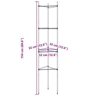 VidaXL Cage à tomates acier  