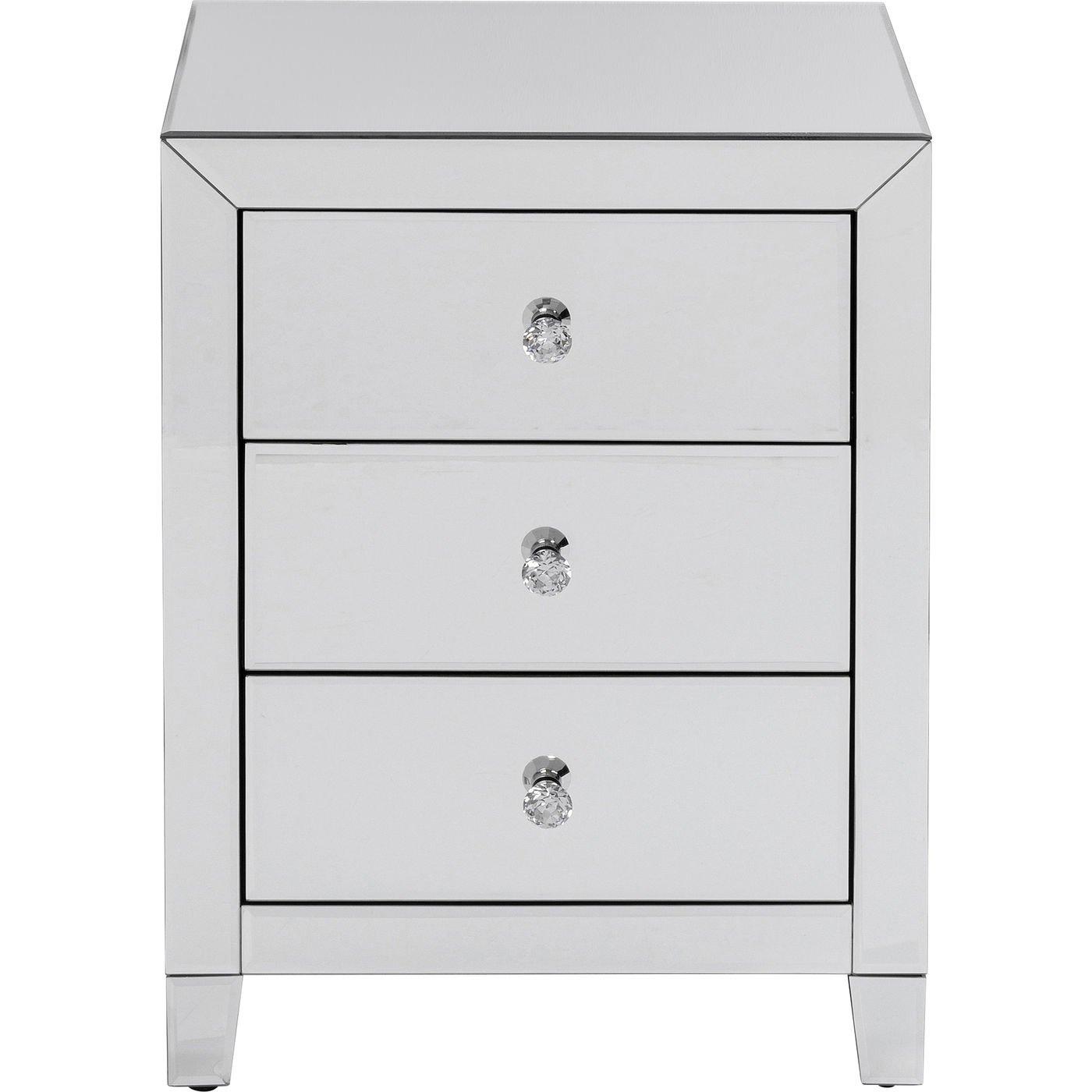 KARE Design Commode Etroite Luxe 3 tiroirs  