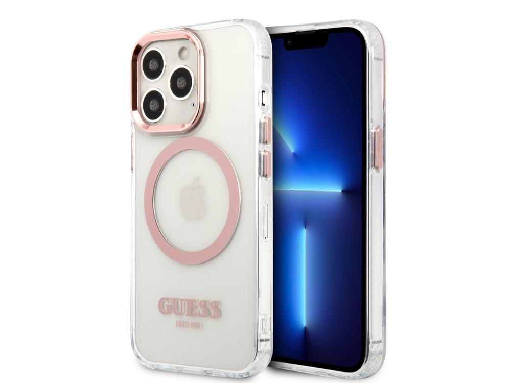 GUESS  Coque Magsafe iPhone 14 Pro Max Outline 