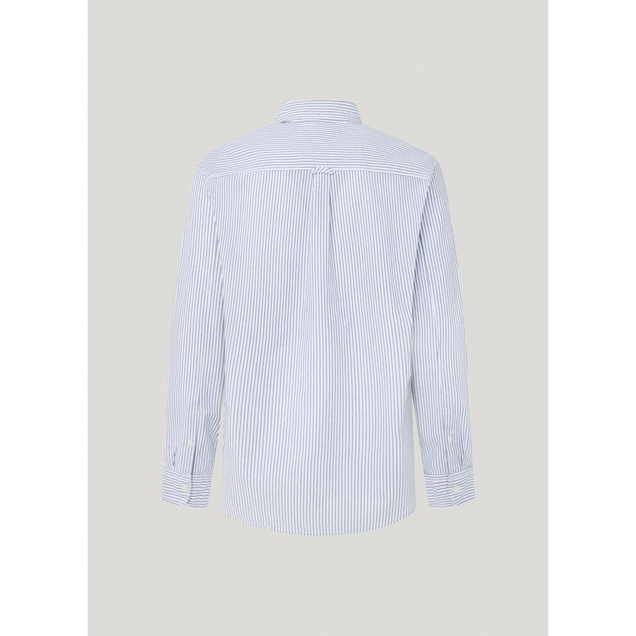 Pepe Jeans London Matthew Camicia a Righe Maniche Lunghe  