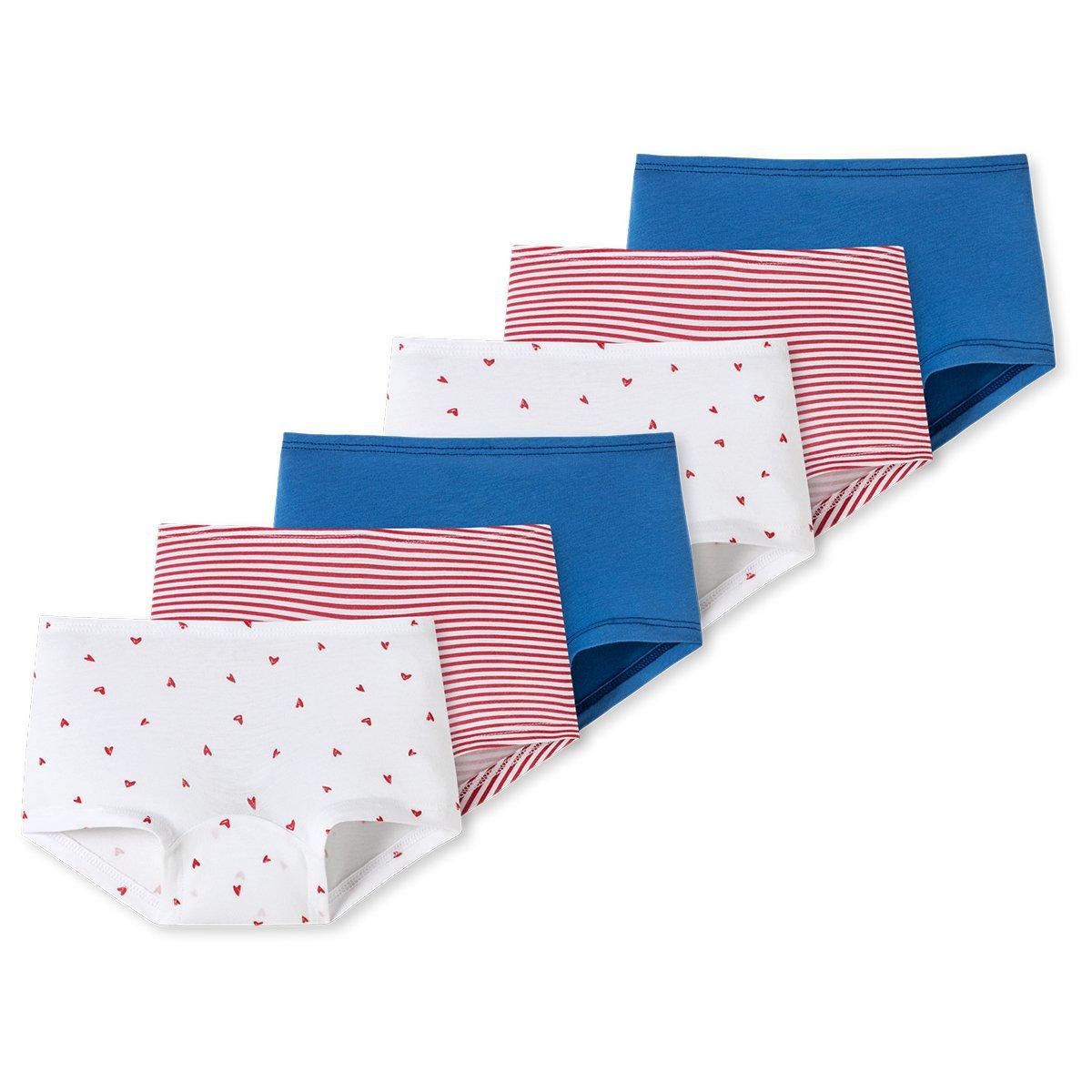 Image of 6er Pack Kids Girls 955 Organic Cotton - Short Slip Mädchen Multicolor 92