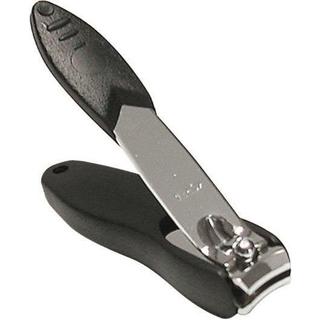 HERBA  Nagelknipser mit Auffangschale, schwarz 