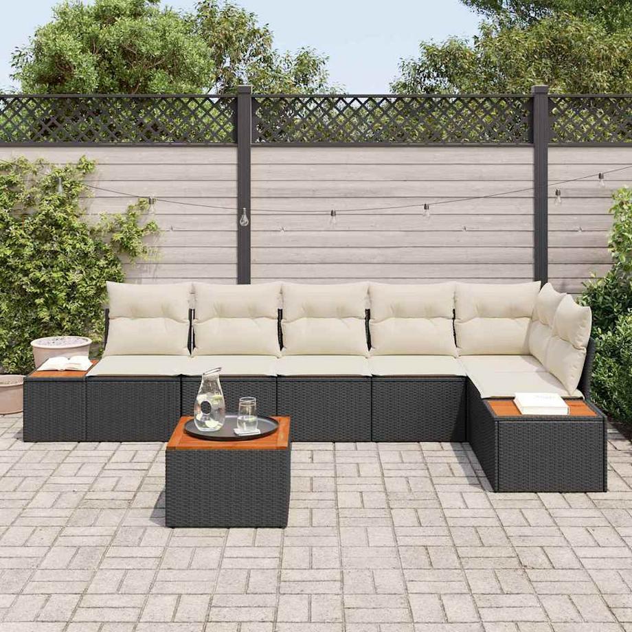VidaXL Set Divano da Giardino Polyrattan  