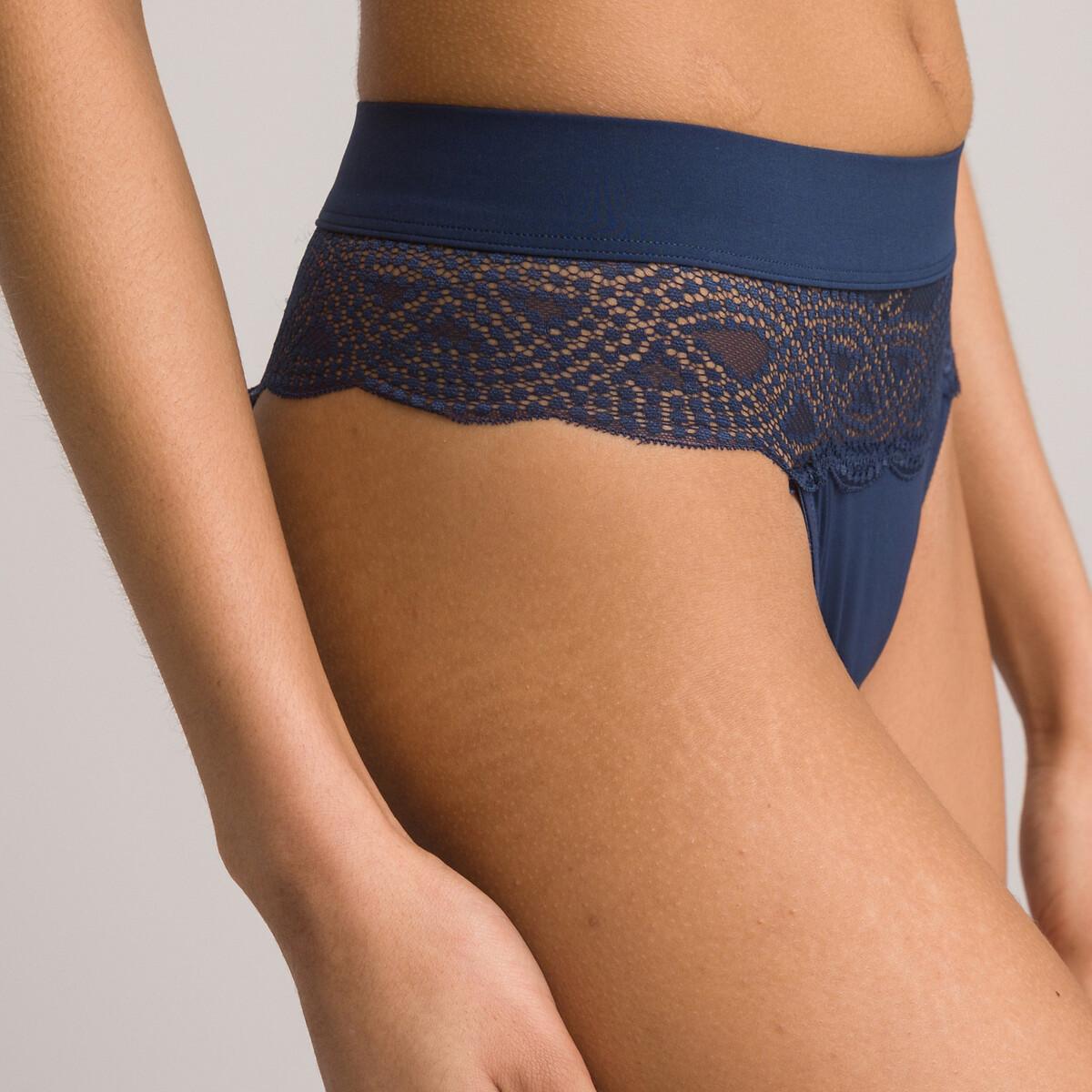 La Redoute Collections  Slip en dentelle et microfibre Avry 