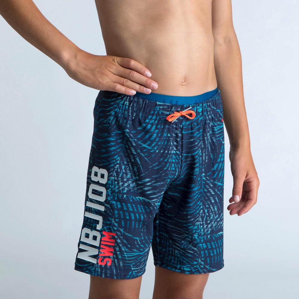 Image of Schwimmhose - Swim 100 Unisex Mittelblau ONE SIZE