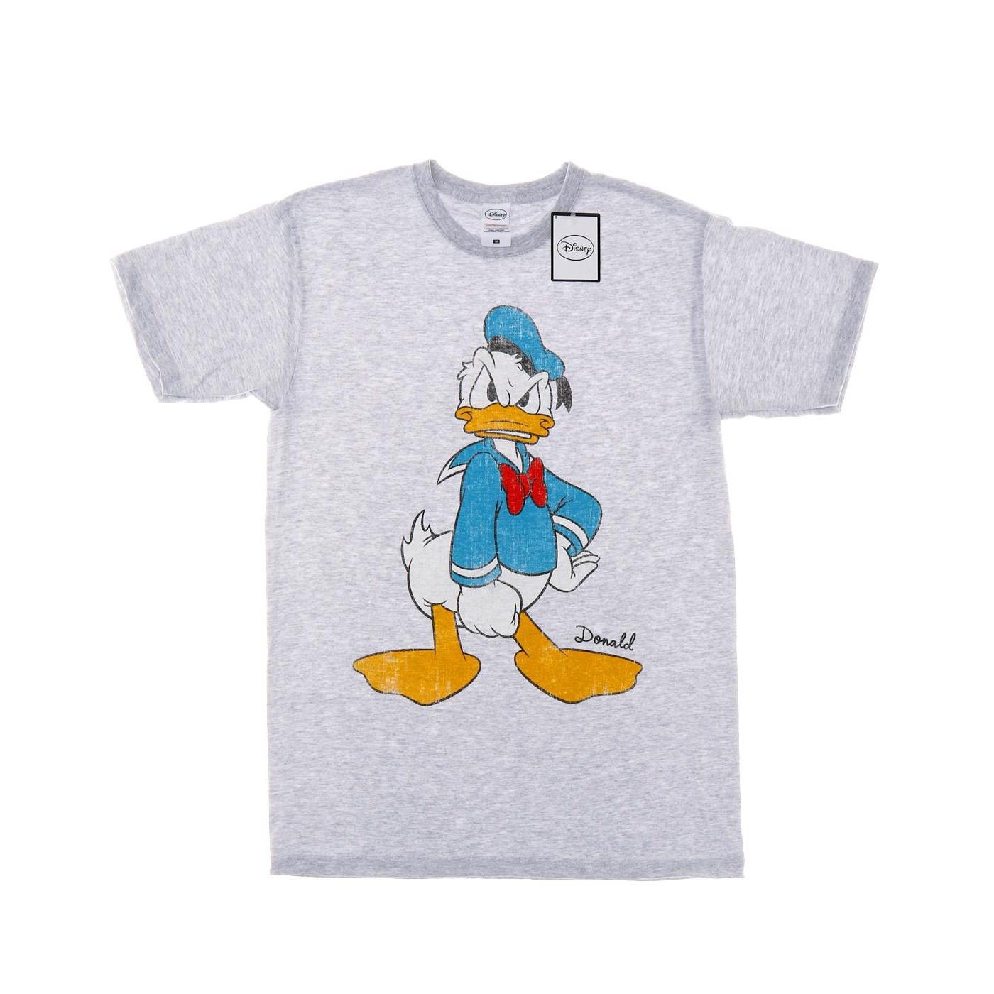 Image of Donald Duck Angry Tshirt Herren Grau S