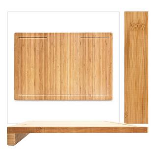 Northix Planche à découper en bambou avec rainure pour jus  