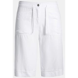 Ulla Popken  Shorts in lyocell con taglio della gamba ampio e dritto e cintura comoda 