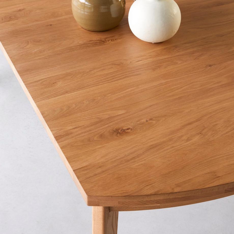 Tikamoon Ausziehtisch Maia aus massivem Eichenholz 270 x 95  