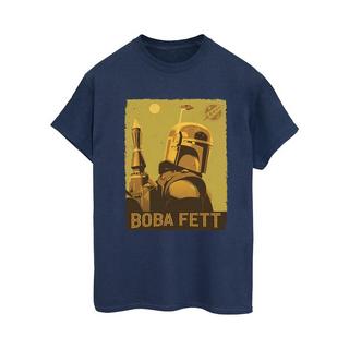 STAR WARS  Tshirt THE BOOK OF BOBA FETT PLANETARY STARE 