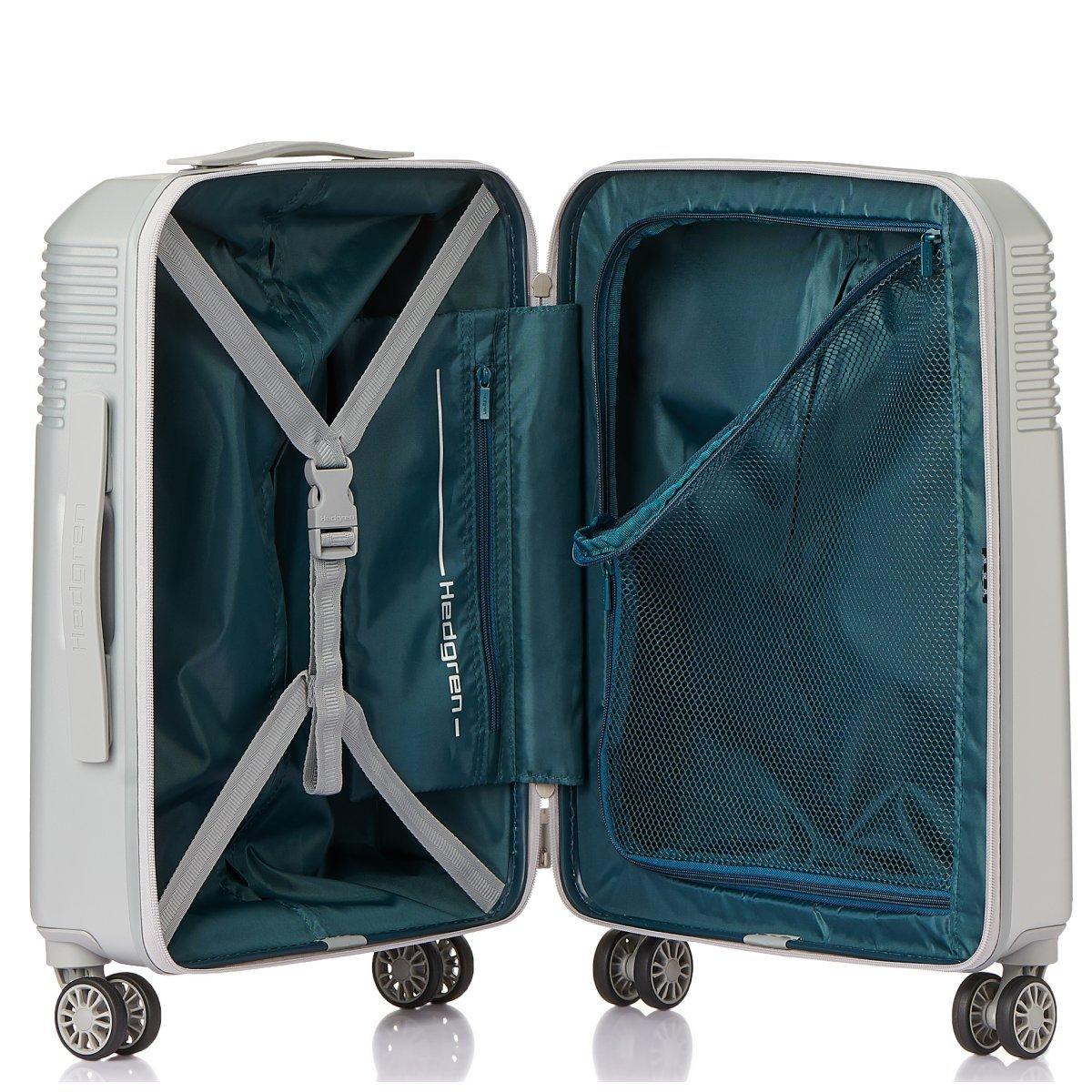Hedgren Stripe XS Spinner Carry On 55cm Argento  