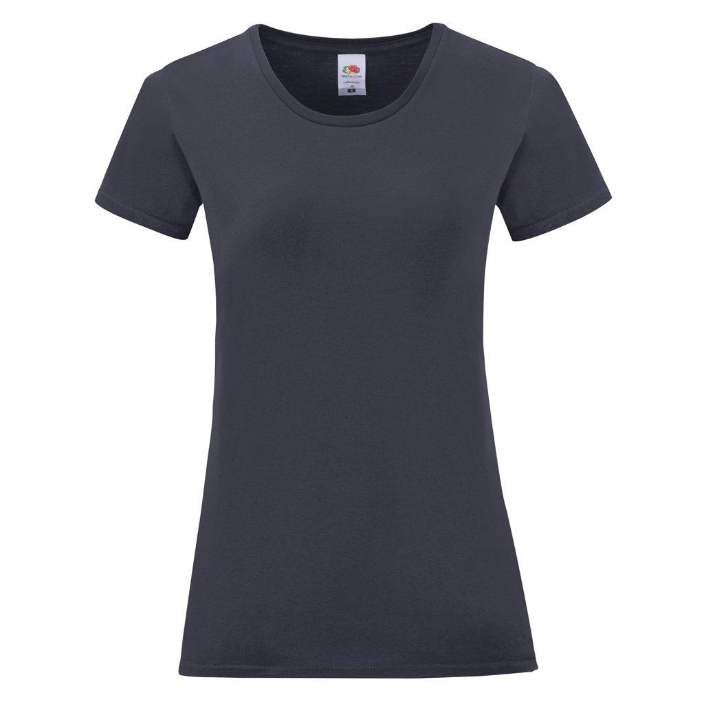 Image of Tshirt Iconic, Kurzärmlig Damen Marine S