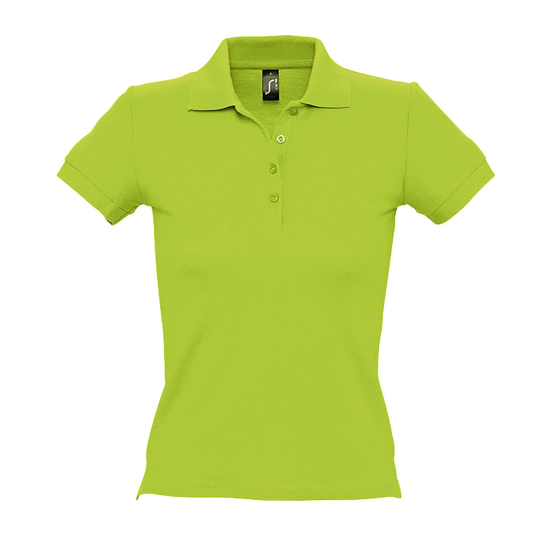 Image of People Poloshirt, Kurzarm Damen Grün XL