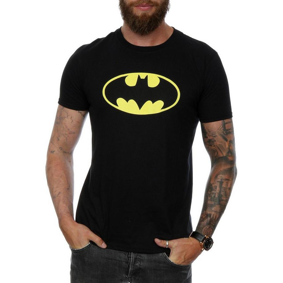 DC COMICS T-shirt à manches courtes avec logo Batman  