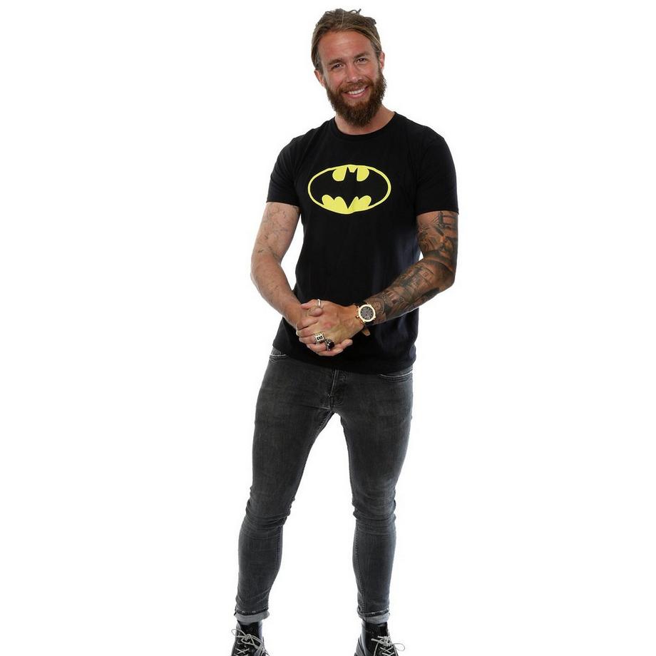 DC COMICS T-shirt à manches courtes avec logo Batman  