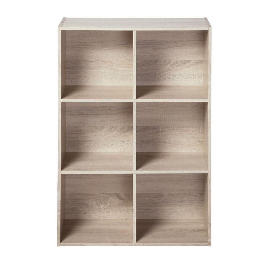 Étagère de rangement 6 cases - H91,5 x L61,5 cm