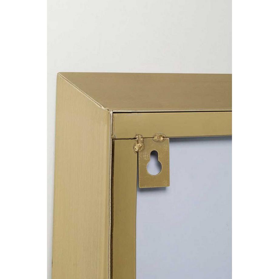 KARE Design Wandspiegel Arezzo Brass Trapez 65x160  