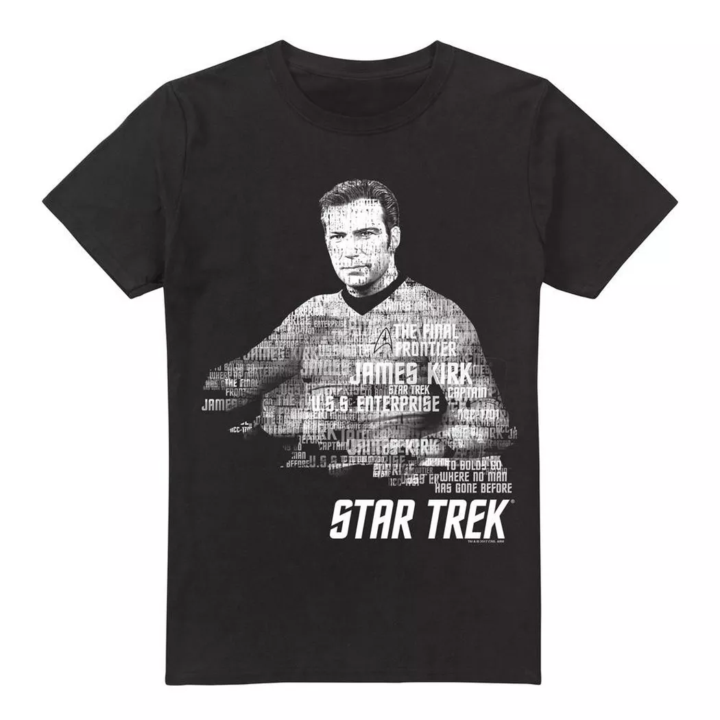 Star Trek - Words TShirt, für Herren, Schwarz, Größe M