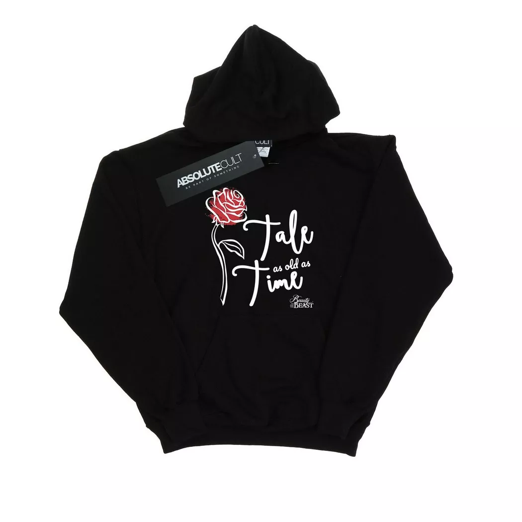Disney - Tale As Old As Time Kapuzenpullover, für Damen, Schwarz, Größe XXL